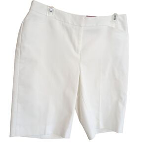 Rafaella White Burmuda Shorts Womens Size 6